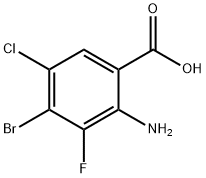 CAS#1698027-17-6|2-amino-4-bromo-5-chloro-3-fluorobenzoinowy